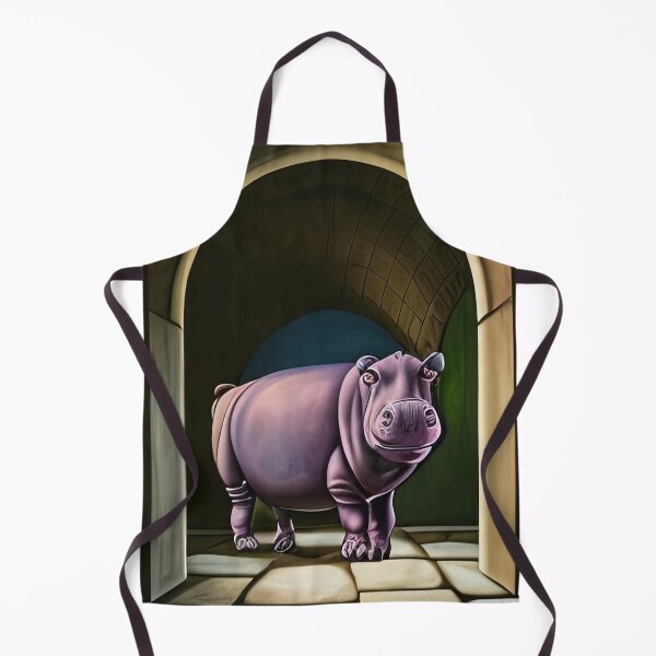 Item preview, Hippo in a Hallway designed and sold by AltenborgMedia.