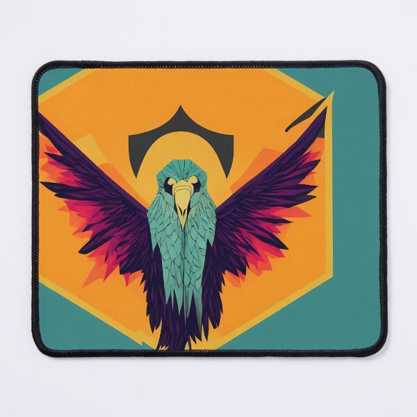Item preview, Vulture logo, geometric, vector, symmetrical, minimalism designed and sold by DrawItOnce.