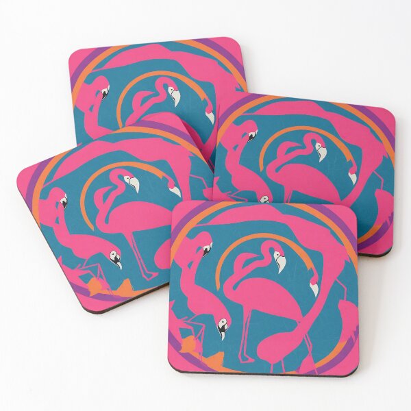 Artikelvorschau, Flamingo logo, geometric, vector, symmetrical, minimalism entworfen und verkauft von DrawItOnce.
