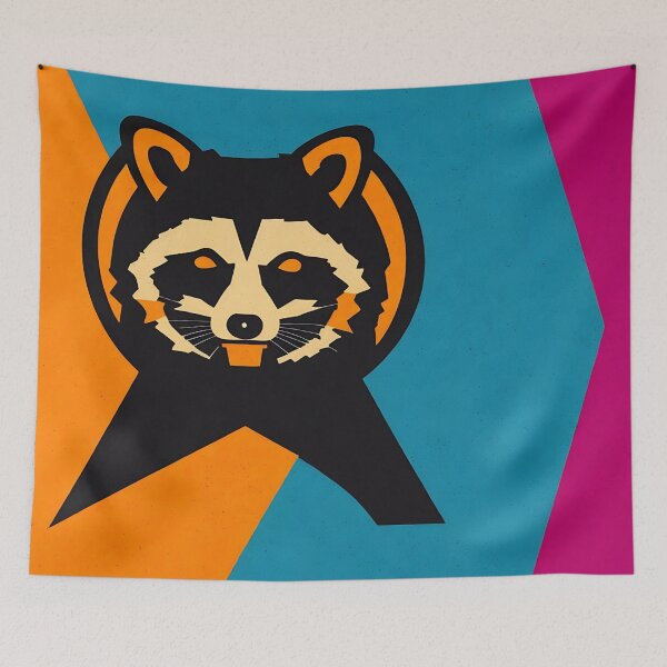 Artikelvorschau, Racoon logo, geometric, vector, symmetrical, minimalism entworfen und verkauft von DrawItOnce.