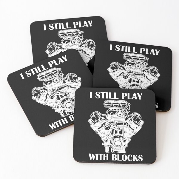 Item preview, I STILL PLAY WITH BLOCKS designed and sold by Racing-Style.