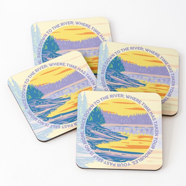 Item preview, Race down to the river; where time has taken your troubles- Ribbon lake designed and sold by studioarchive.
