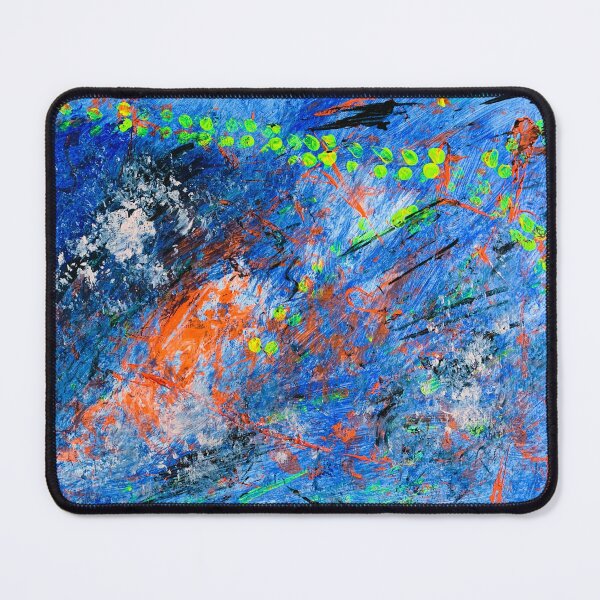 Item preview, Break Free -  unique modern colorful intuitive abstract framed art print designed and sold by AdzSpirit.