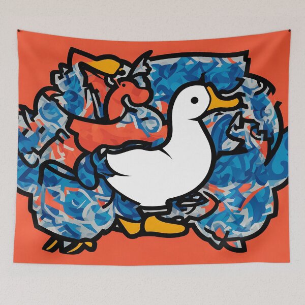 Artikelvorschau, Duck logo, geometric, vector, symmetrical, minimalism entworfen und verkauft von DrawItOnce.