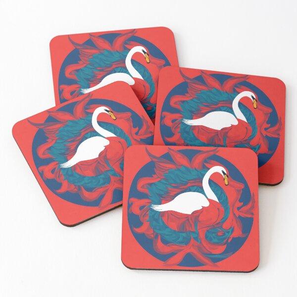 Artikelvorschau, Swan logo, geometric, vector, symmetrical, minimalism entworfen und verkauft von DrawItOnce.