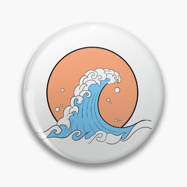 Item preview, japanese wave designed and sold by FrenchDoodle.