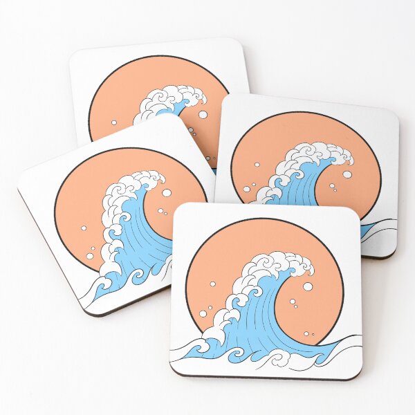 Item preview, japanese wave designed and sold by FrenchDoodle.