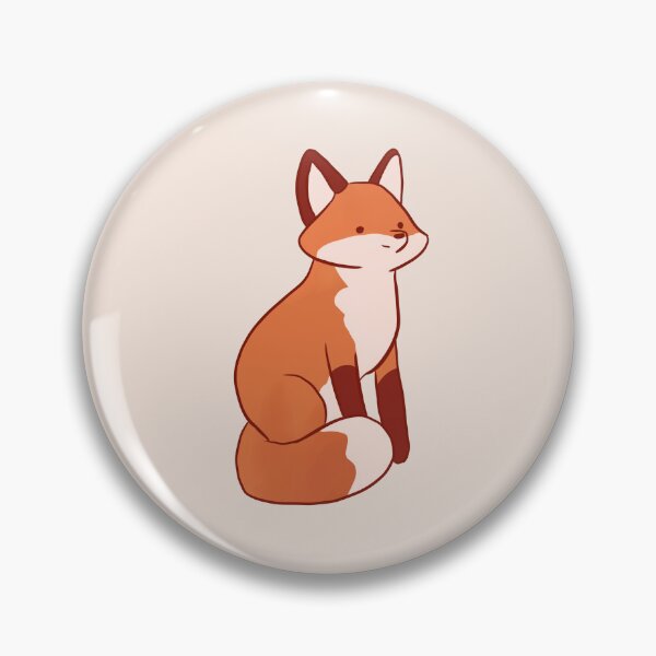 Item preview, Cute sitiing fox illustration  designed and sold by Yarafantasyart.