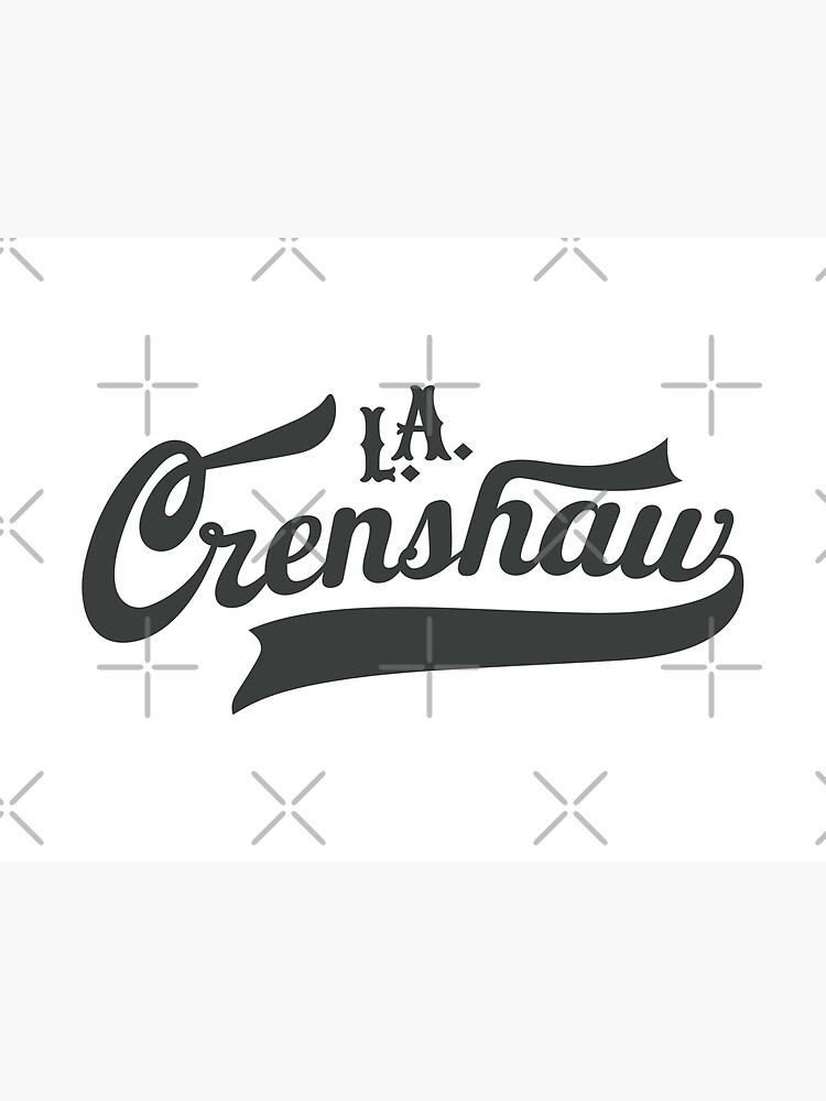 "Los Angeles Crenshaw LA Crenshaw LA Crenshaw logo" Poster for Sale