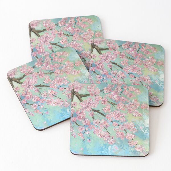 Item preview, : Clouds of pink cherry blossom designed and sold by ColetteBaumback.