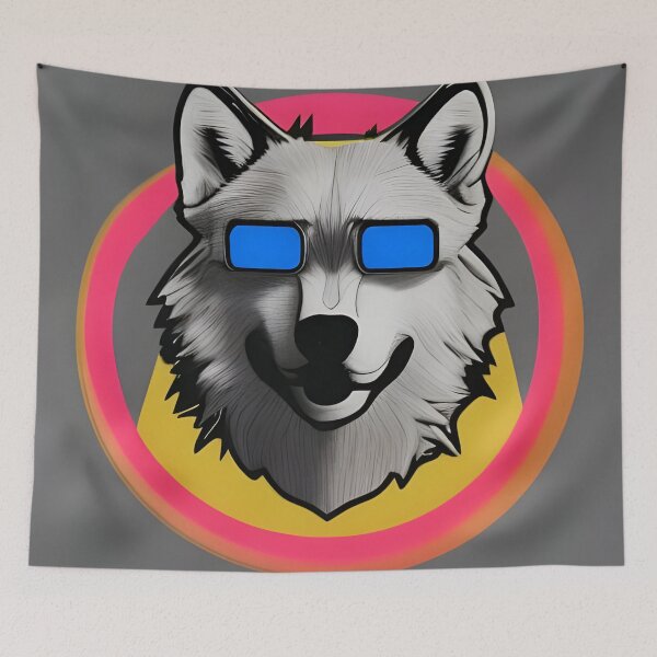 Item preview, Pop Art Wolf designed and sold by Planetporridge.