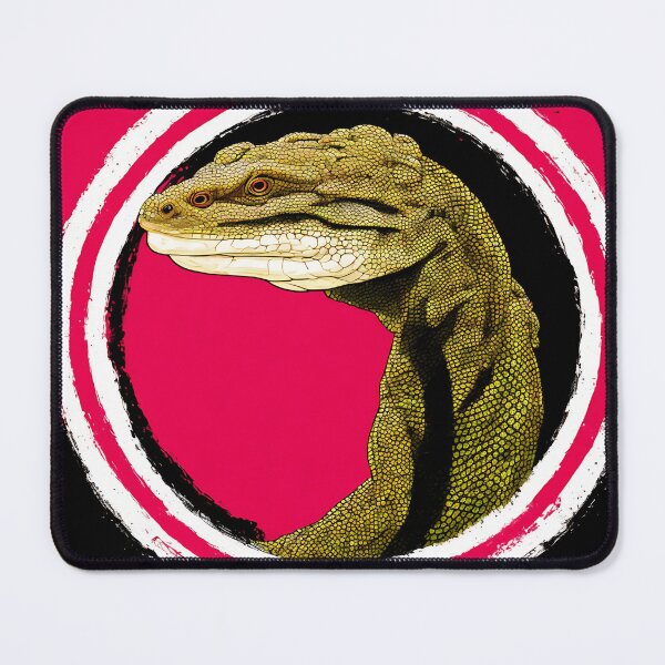 Item preview, Monitor lizard logo, geometric, vector, symmetrical designed and sold by DrawItOnce.