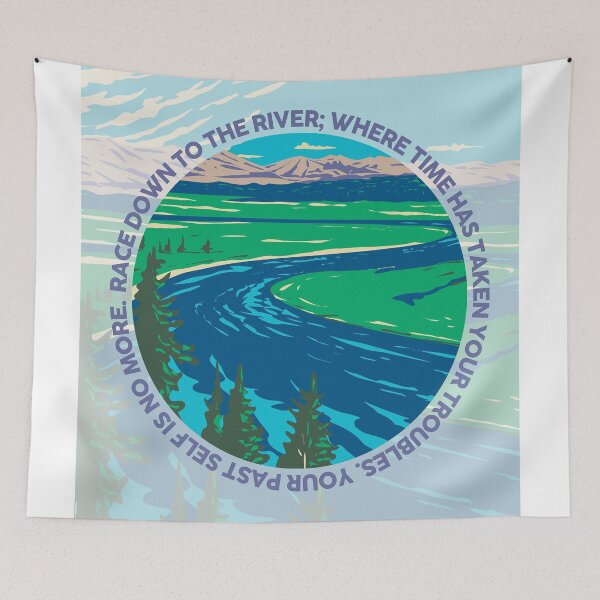 Item preview, Race down to the river; where time has taken your troubles- Yellowstone River designed and sold by studioarchive.