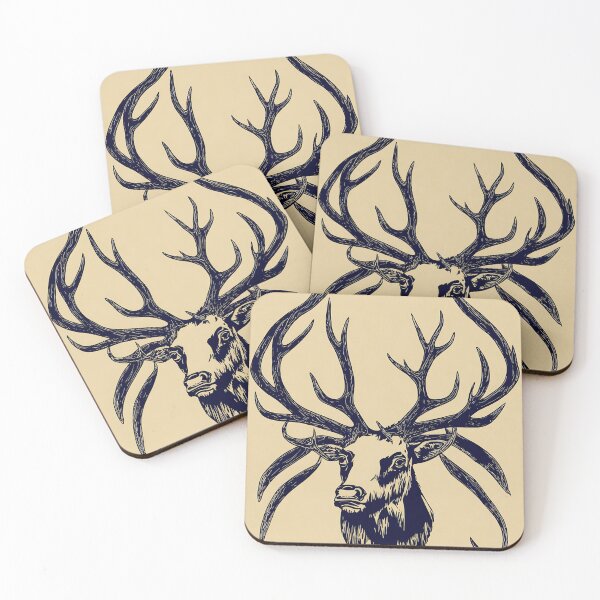 Item preview, Elk lizard logo, geometric, vector, symmetrical designed and sold by DrawItOnce.