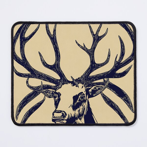 Item preview, Elk lizard logo, geometric, vector, symmetrical designed and sold by DrawItOnce.