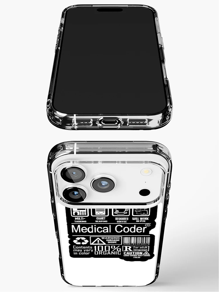 Thumbnail 3 of 5, iPhone Case, Medical Coder designed and sold by CraftyCoderChic.