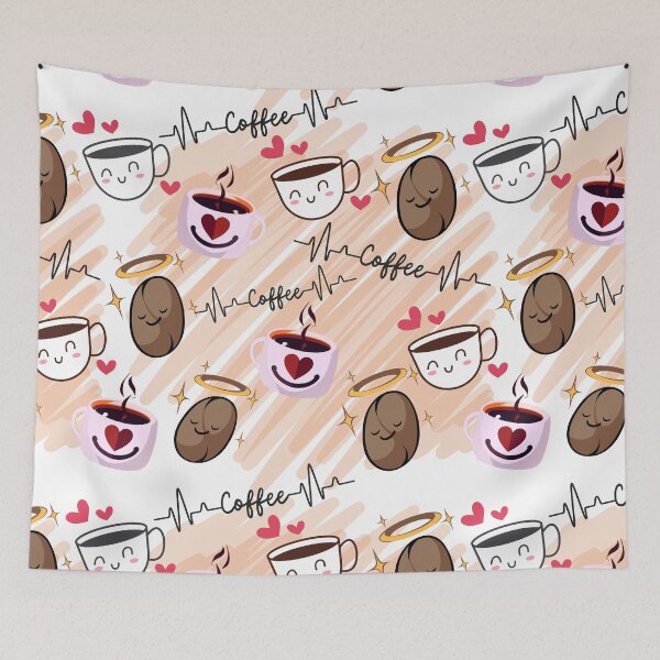 Item preview, Coffee break - may be coffee is addicted to me | coffee design | for coffee lovers |  designed and sold by Arteartz.