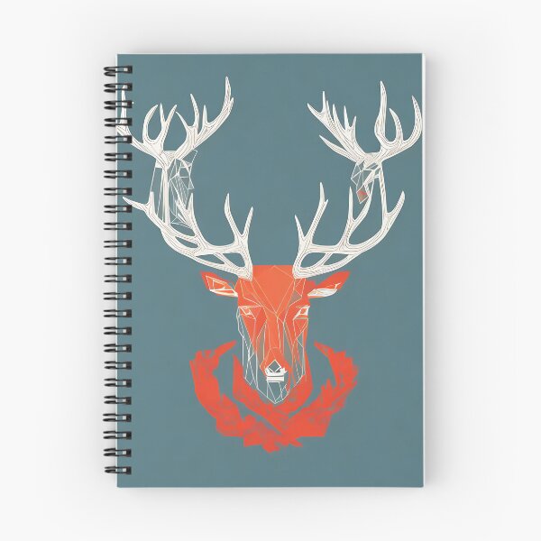 Item preview, Elk lizard logo, geometric, vector, symmetrical designed and sold by DrawItOnce.