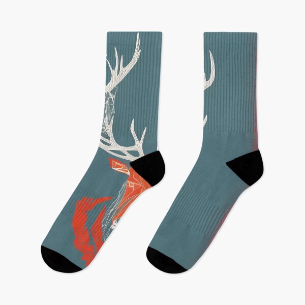 Item preview, Elk lizard logo, geometric, vector, symmetrical designed and sold by DrawItOnce.
