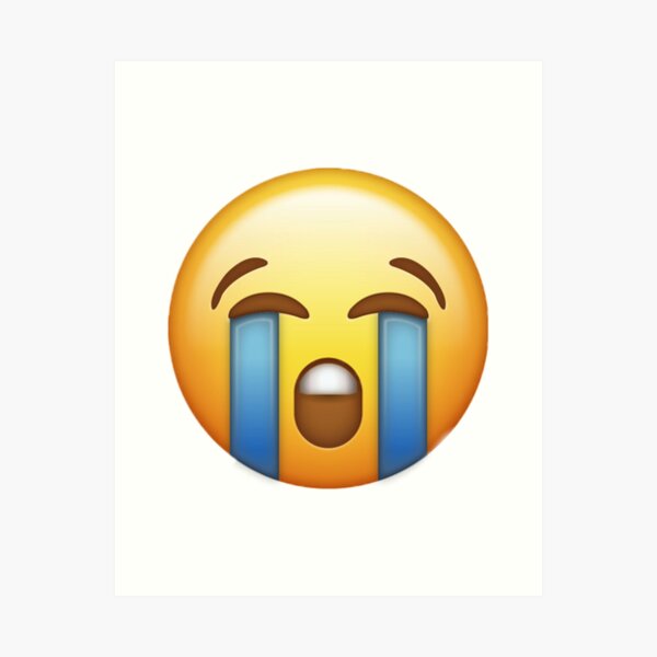 L minas art sticas Llorar Emoji Redbubble