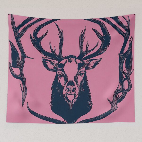 Item preview, Elk lizard logo, geometric, vector, symmetrical designed and sold by DrawItOnce.