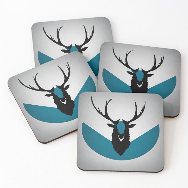 Item preview, Elk lizard logo, geometric, vector, symmetrical designed and sold by DrawItOnce.