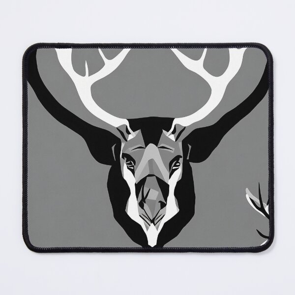 Item preview, Elk lizard logo, geometric, vector, symmetrical designed and sold by DrawItOnce.