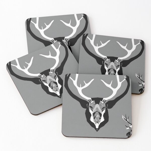 Item preview, Elk lizard logo, geometric, vector, symmetrical designed and sold by DrawItOnce.
