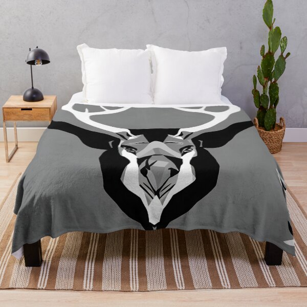 Item preview, Elk lizard logo, geometric, vector, symmetrical designed and sold by DrawItOnce.