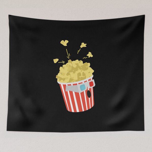Item preview, Funny Popcorn | 3d Glasses | Vintage Retro designed and sold by Fluffy-Vectors.