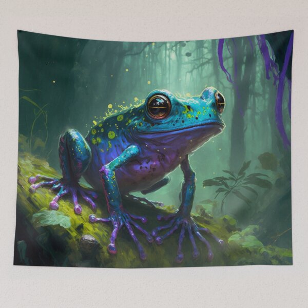 Item preview, Paint Dripping Poison Dart Frog designed and sold by RiverstepStudio.