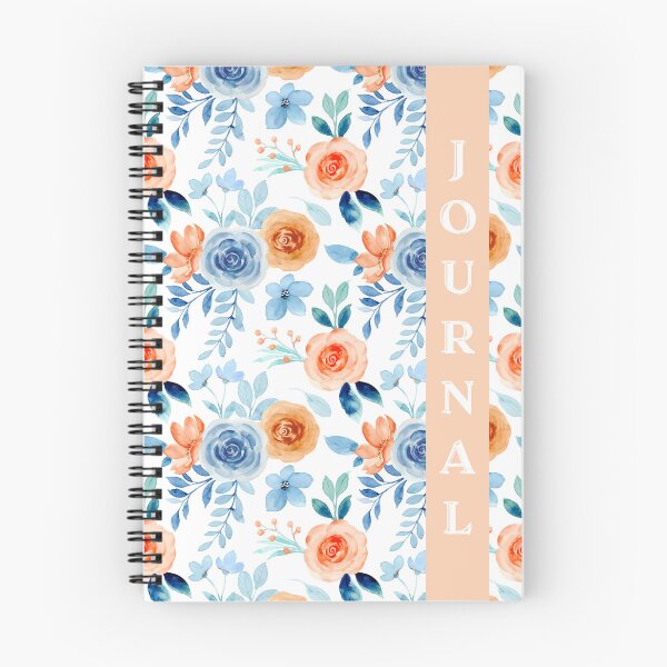Item preview, Floral Journals - Orange designed and sold by Endenberry Designs.
