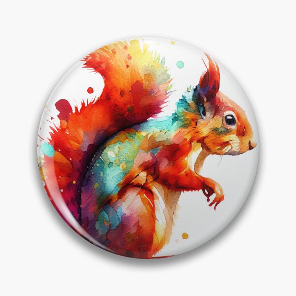 Item preview, Squirrel Colourful Art | Watercolor Painting of the Squirrel  designed and sold by KOTOdesign.