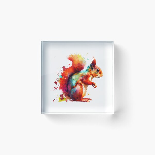 Item preview, Squirrel Colourful Art | Watercolor Painting of the Squirrel  designed and sold by KOTOdesign.