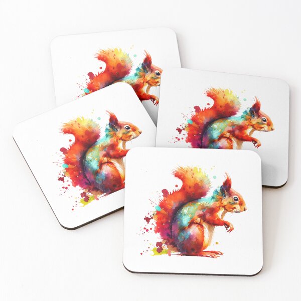 Item preview, Squirrel Colourful Art | Watercolor Painting of the Squirrel  designed and sold by KOTOdesign.