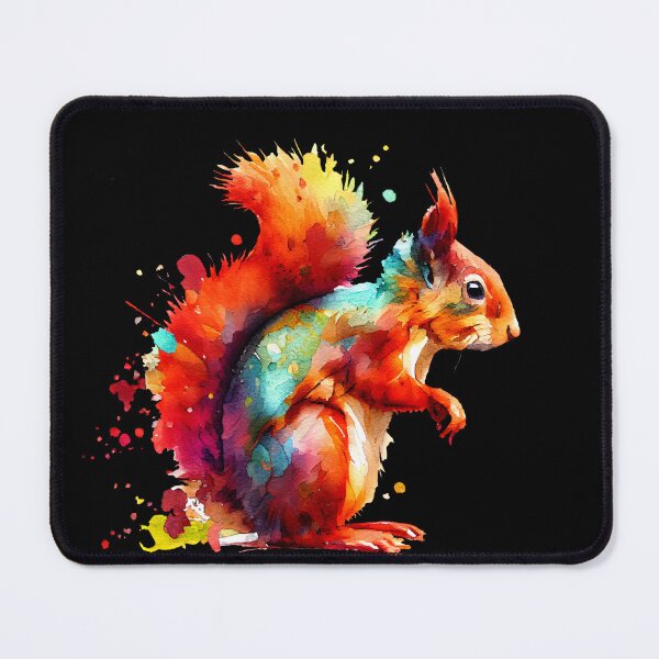 Item preview, Squirrel Colourful Art | Watercolor Painting of the Squirrel designed and sold by KOTOdesign.
