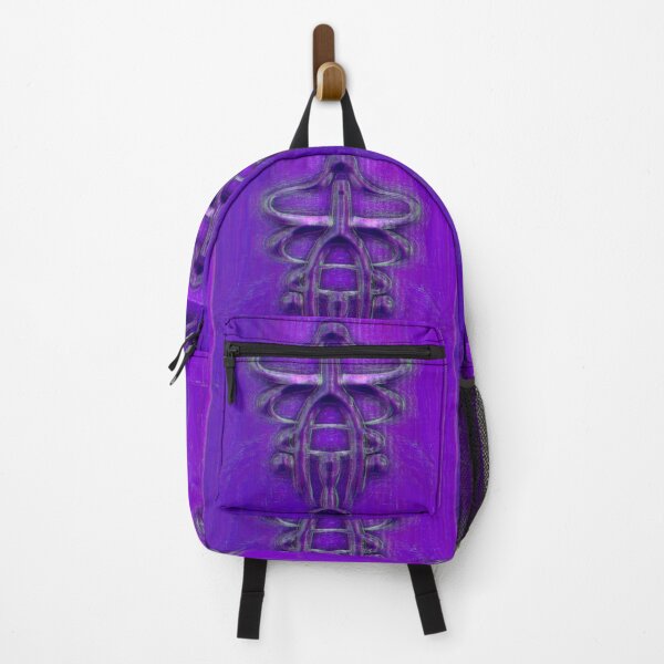 Item preview, Cyber Glitch Purple Double Dance Symbol of Life and Energy designed and sold by tribaltrouble.