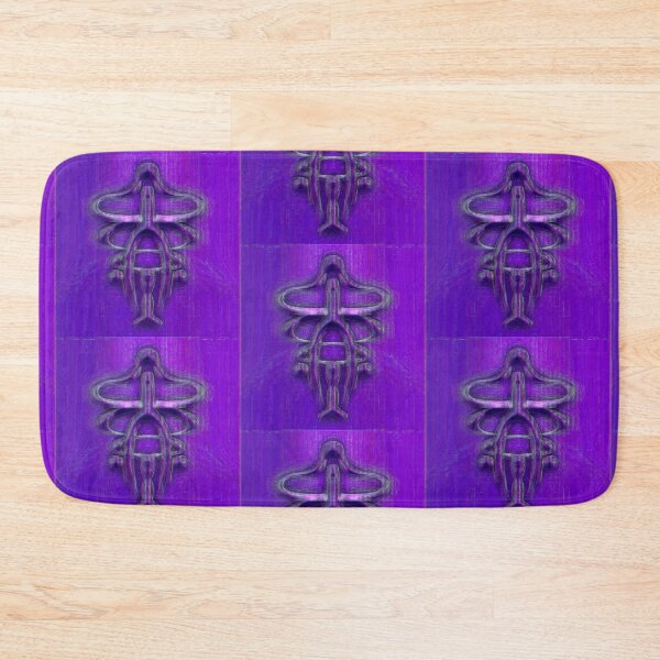 Item preview, Cyber Glitch Purple Double Dance Symbol of Life and Energy designed and sold by tribaltrouble.