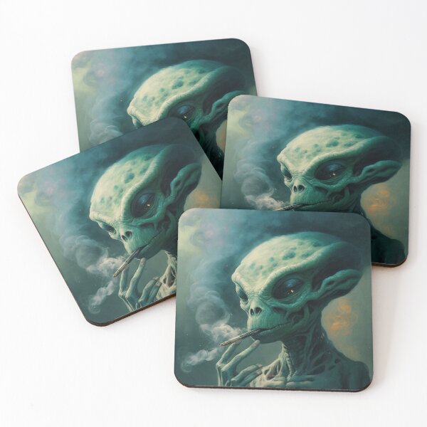 Item preview, Alien smoke cigarette, painted art designed and sold by YZO-Design.