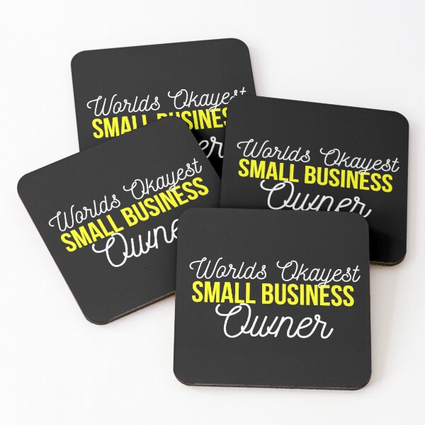 Item preview, Worlds okayest Small business owner | Small business quotes designed and sold by Shambusiness.