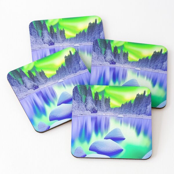 Item preview, Ice And Aurora Borealis designed and sold by VitalDesigner.