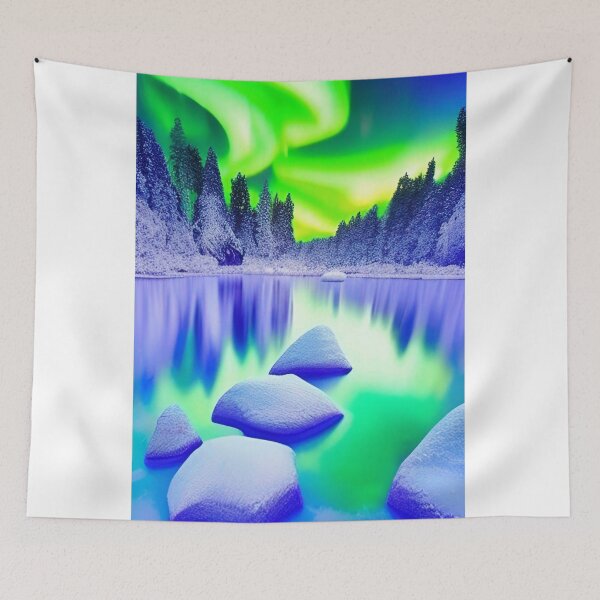 Item preview, Ice And Aurora Borealis designed and sold by VitalDesigner.