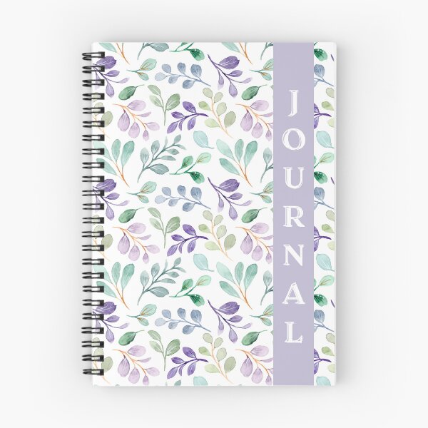 Item preview, Floral Journals - Purple designed and sold by Endenberry Designs.