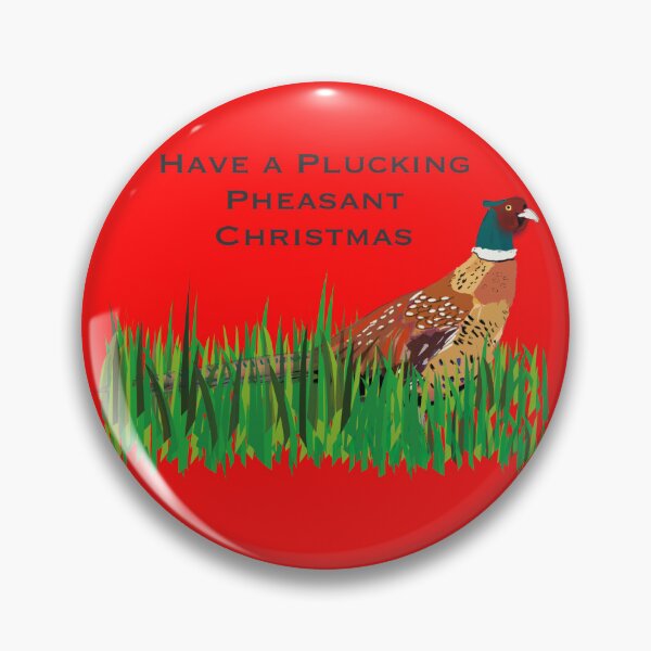 Item preview, Plucking Pheasant Christmas! designed and sold by ButcheredImage.