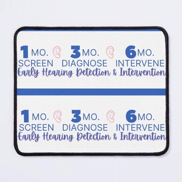 Item preview, Early Hearing Detection and Intervention 1-3-6 Rule Audiology Newborn Hearing Screening designed and sold by Hear4theEars.