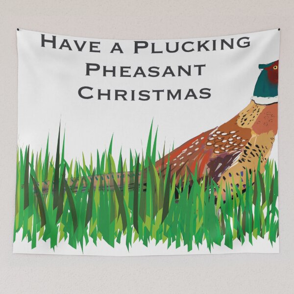 Item preview, Plucking Pheasant Christmas! designed and sold by ButcheredImage.