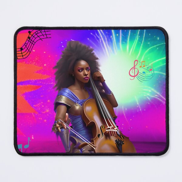 Item preview, Abstract Art Woman Playing The Cello designed and sold by Rell1970.