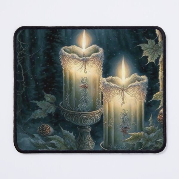 Item preview, winter candles designed and sold by VisionaryAI.
