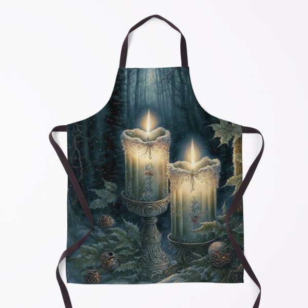 Item preview, winter candles designed and sold by VisionaryAI.