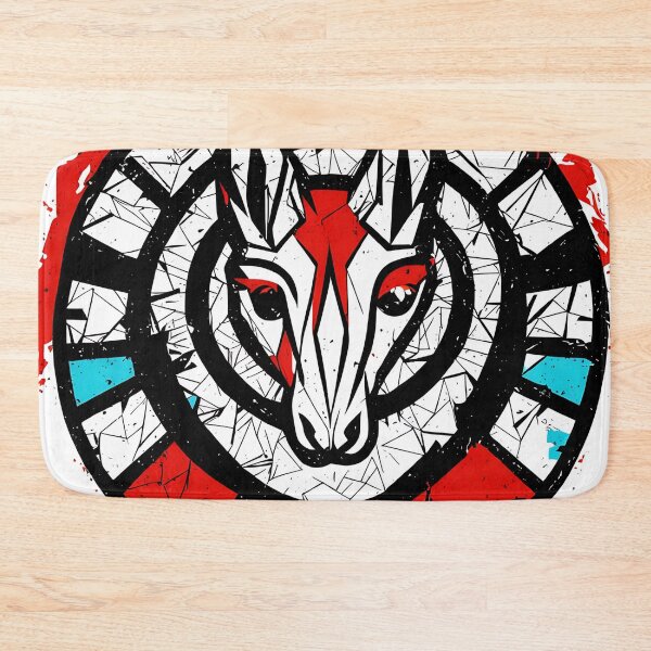 Item preview, Mule logo, geometric, vector, symmetrical designed and sold by DrawItOnce.